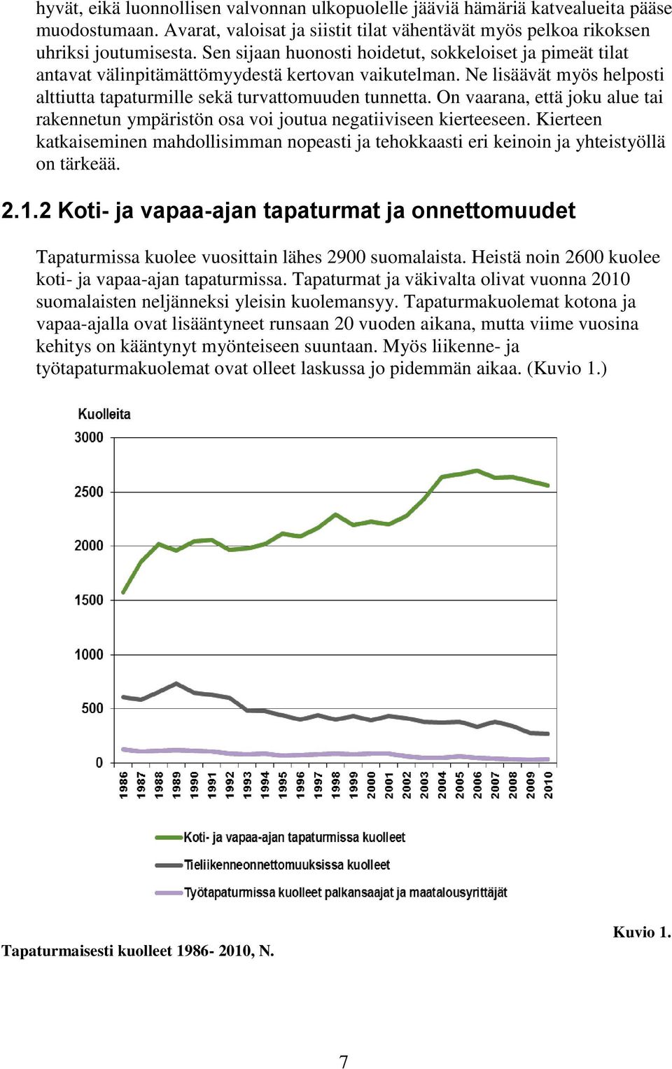 On vaarana, että joku alue tai rakennetun ympäristön osa voi joutua negatiiviseen kierteeseen. Kierteen katkaiseminen mahdollisimman nopeasti ja tehokkaasti eri keinoin ja yhteistyöllä on tärkeää. 2.