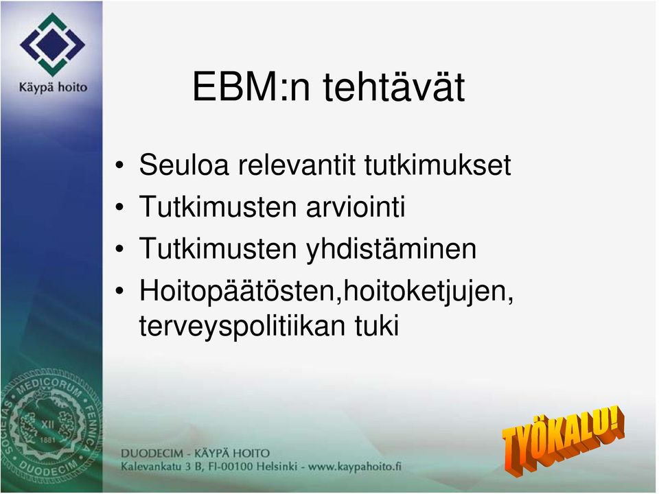 Tutkimusten yhdistäminen