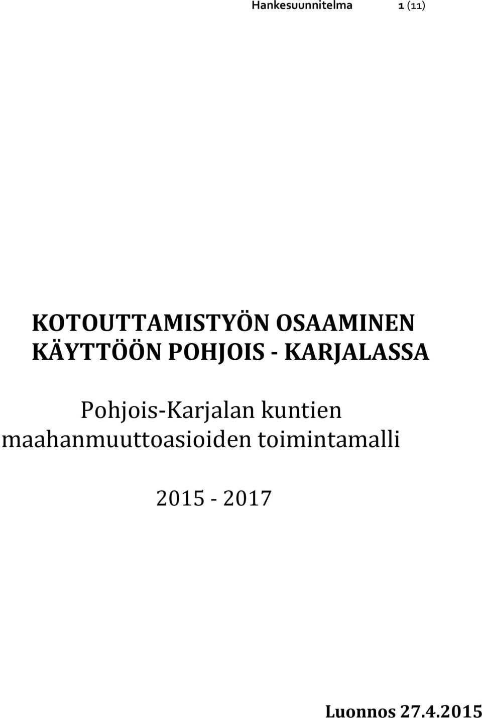 Pohjois-Karjalan kuntien