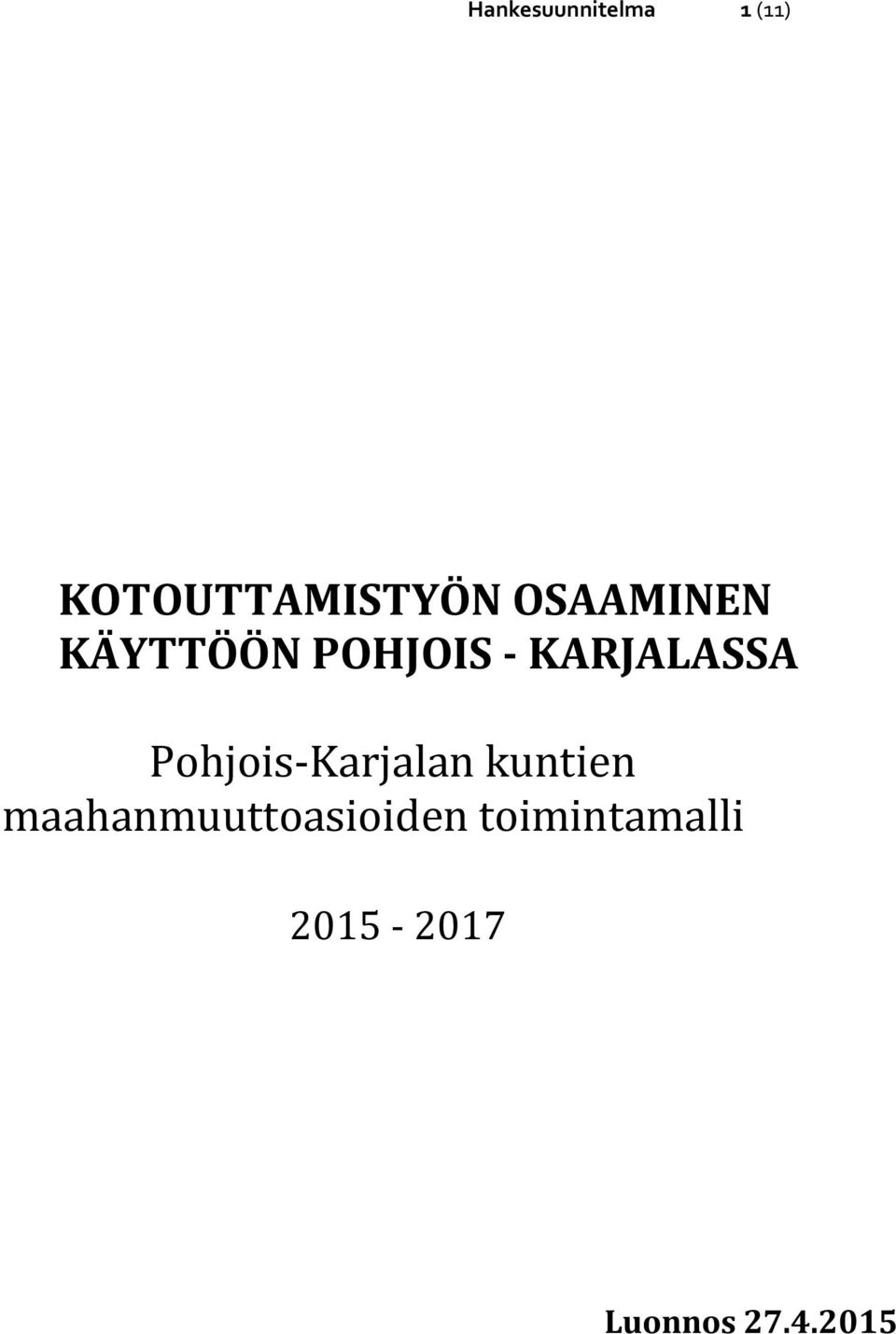 Pohjois-Karjalan kuntien