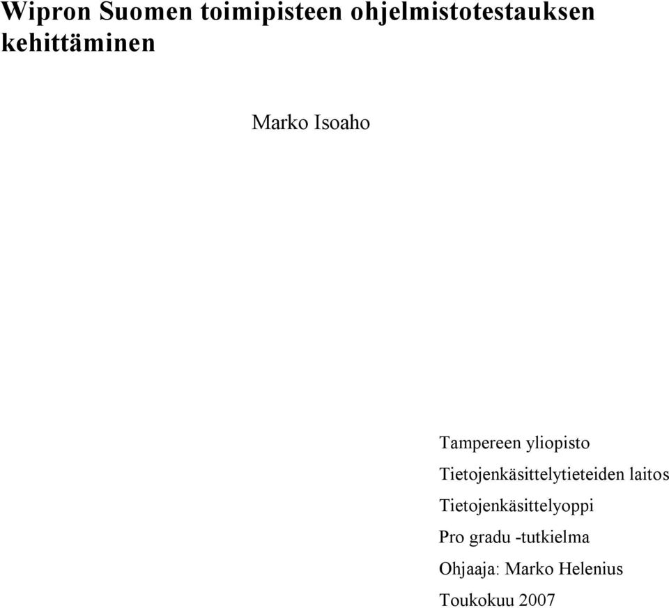 Tietojenkäsittelytieteiden laitos
