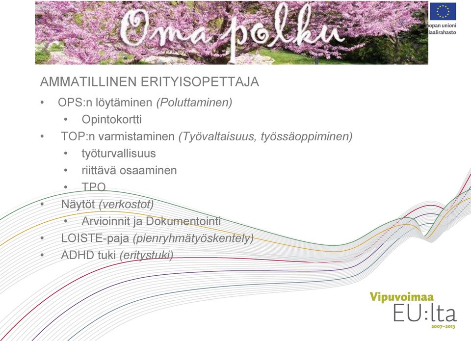 työturvallisuus riittävä osaaminen TPO Näytöt (verkostot)