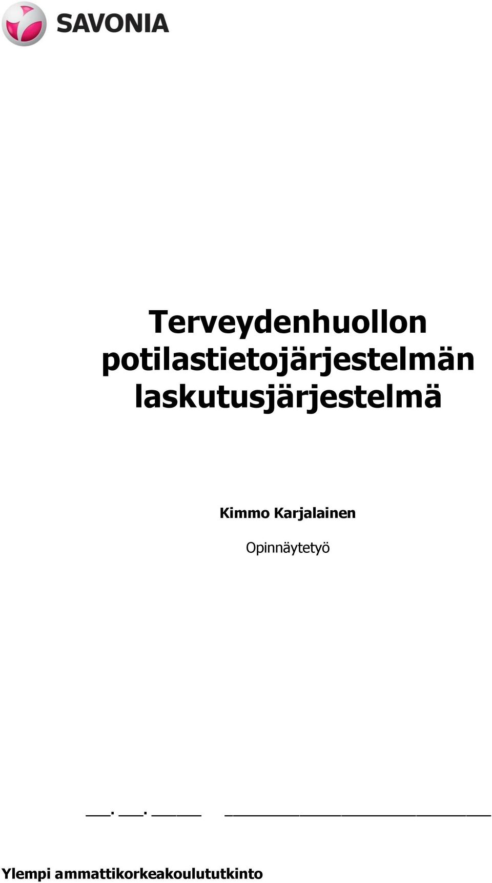 laskutusjärjestelmä Kimmo