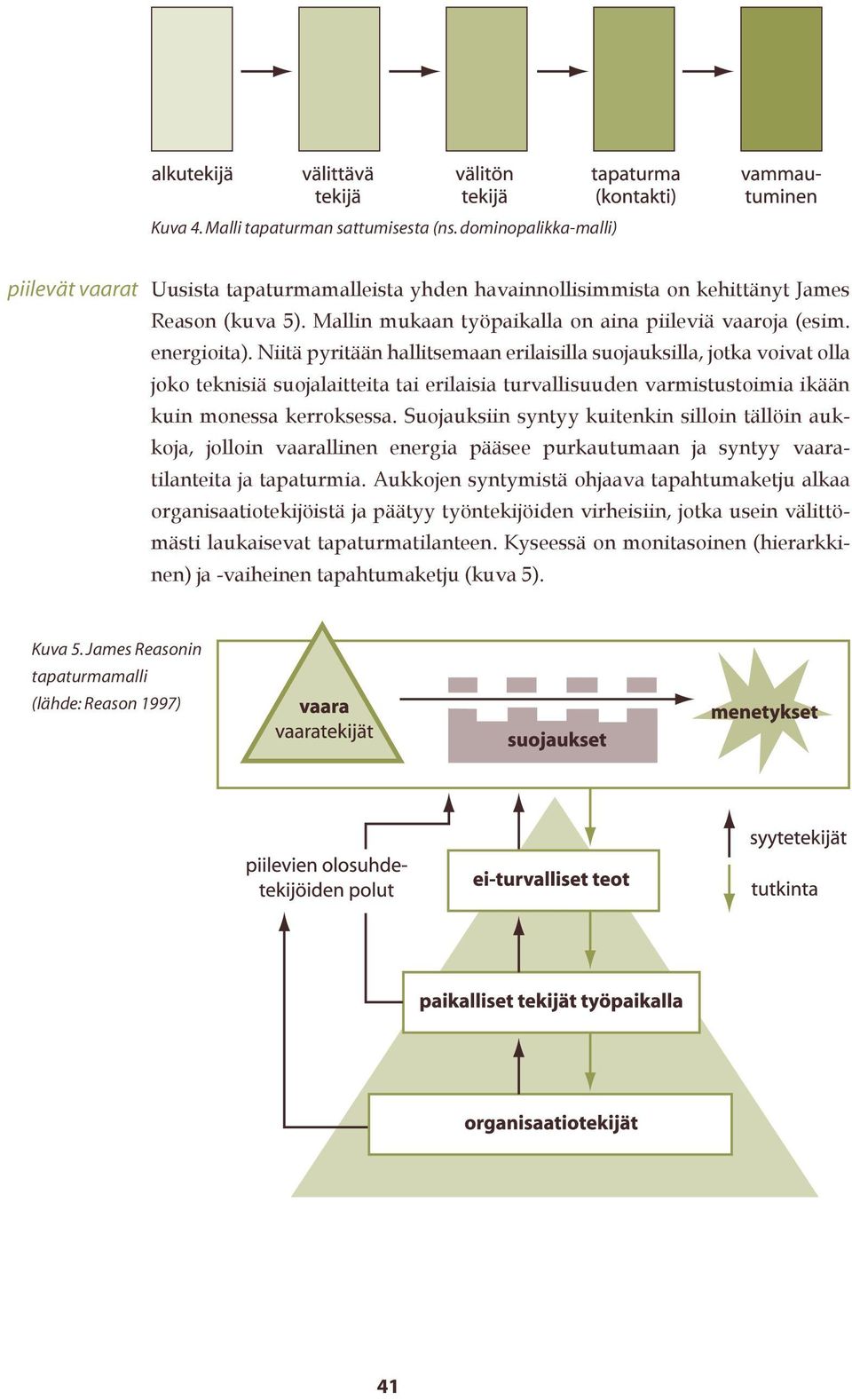 Niitä pyritään hallitsemaan erilaisilla suojauksilla, jotka voivat olla joko teknisiä suojalaitteita tai erilaisia turvallisuuden varmistustoimia ikään kuin monessa kerroksessa.