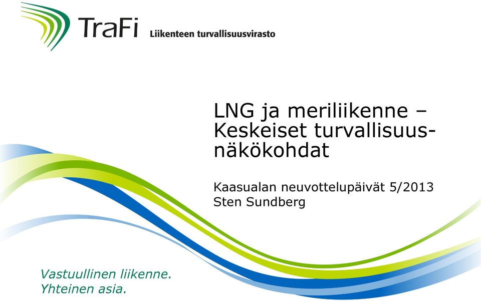 neuvottelupäivät 5/2013 Sten