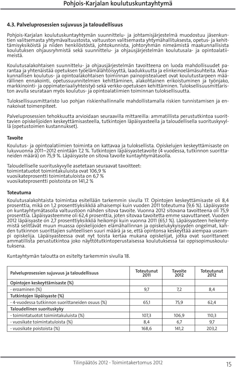 ohjausjärjestelmän koulutusala- ja opintoalatiimeistä.