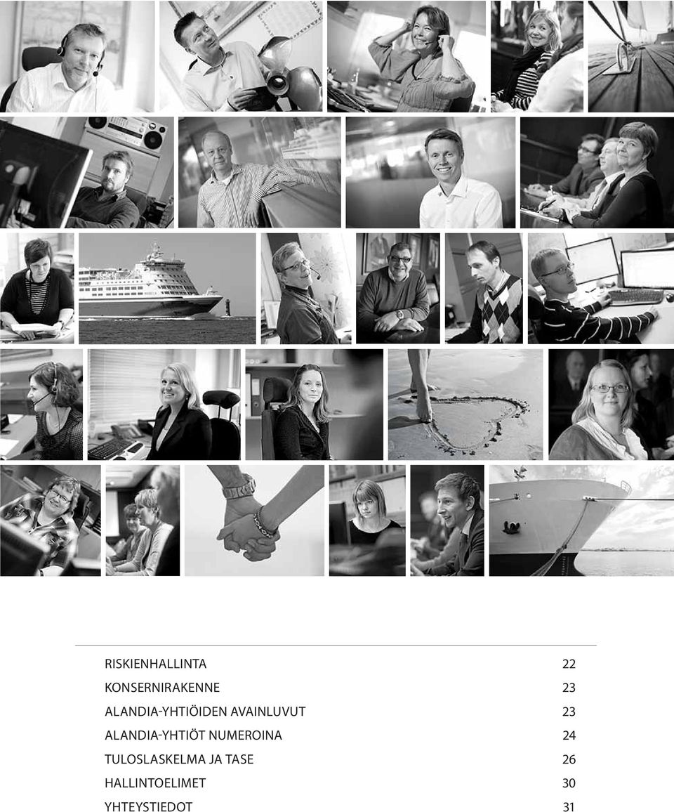 Alandia-Yhtiöt numeroina 24