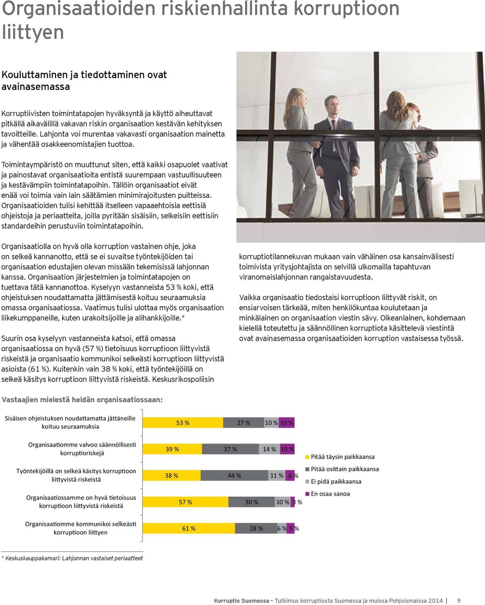 Toimintaympäristö on muuttunut siten, että kaikki osapuolet vaativat ja painostavat organisaatioita entistä suurempaan vastuullisuuteen ja kestävämpiin toimintatapoihin.