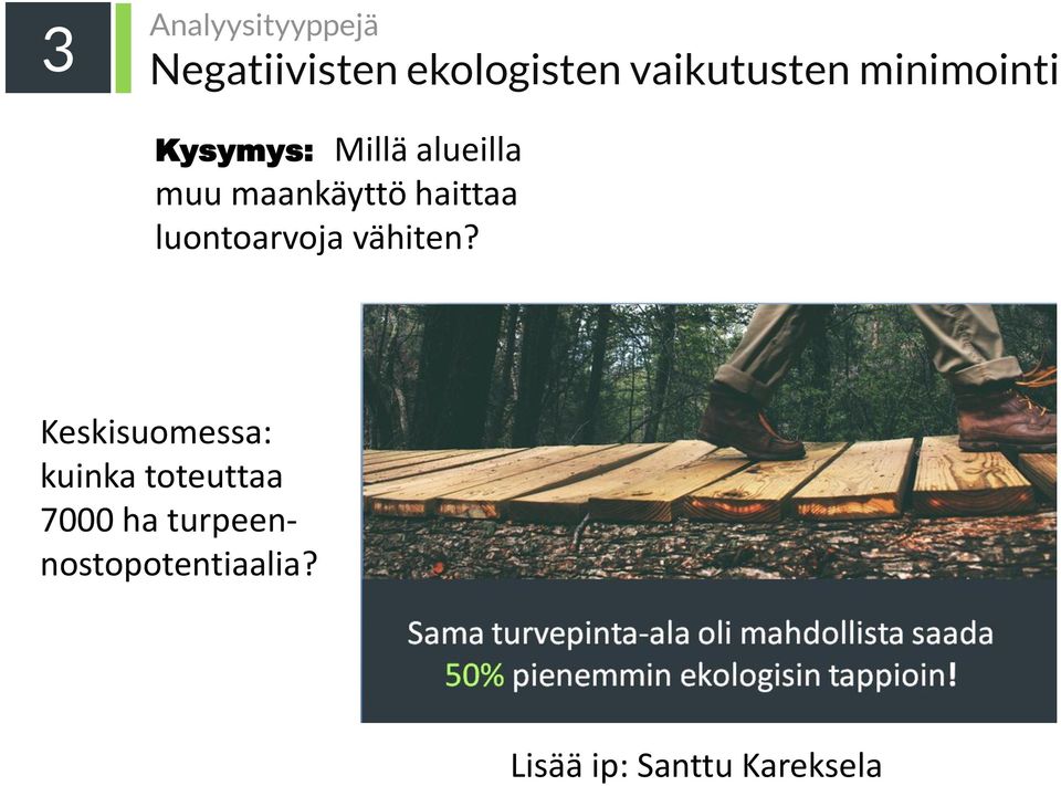 luontoarvoja vähiten?