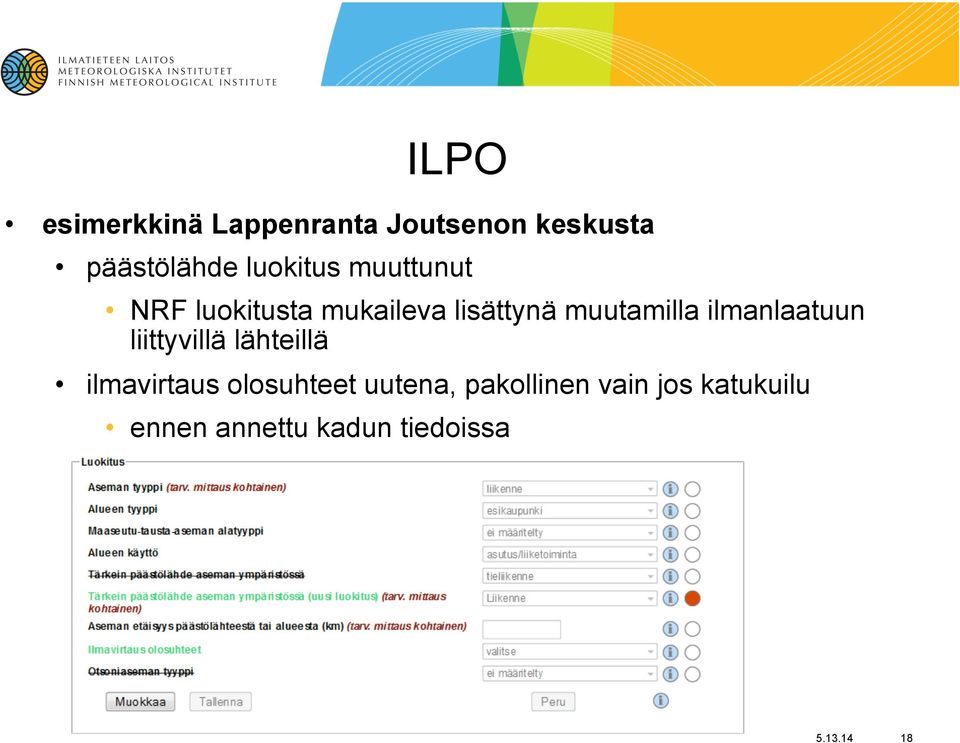 ilmanlaatuun liittyvillä lähteillä ilmavirtaus olosuhteet uutena,