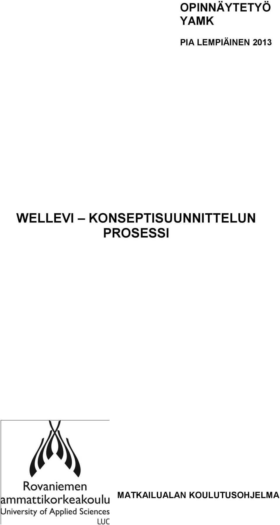 KONSEPTISUUNNITTELUN