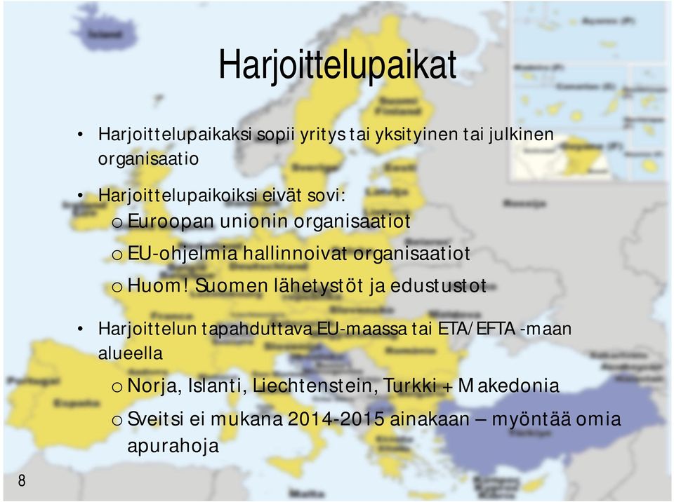 organisaatiot o Huom!