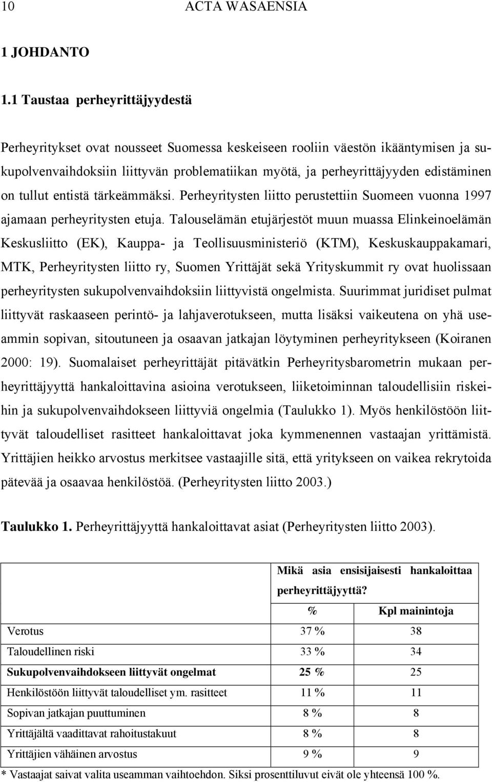 on tullut entistä tärkeämmäksi. Perheyritysten liitto perustettiin Suomeen vuonna 1997 ajamaan perheyritysten etuja.