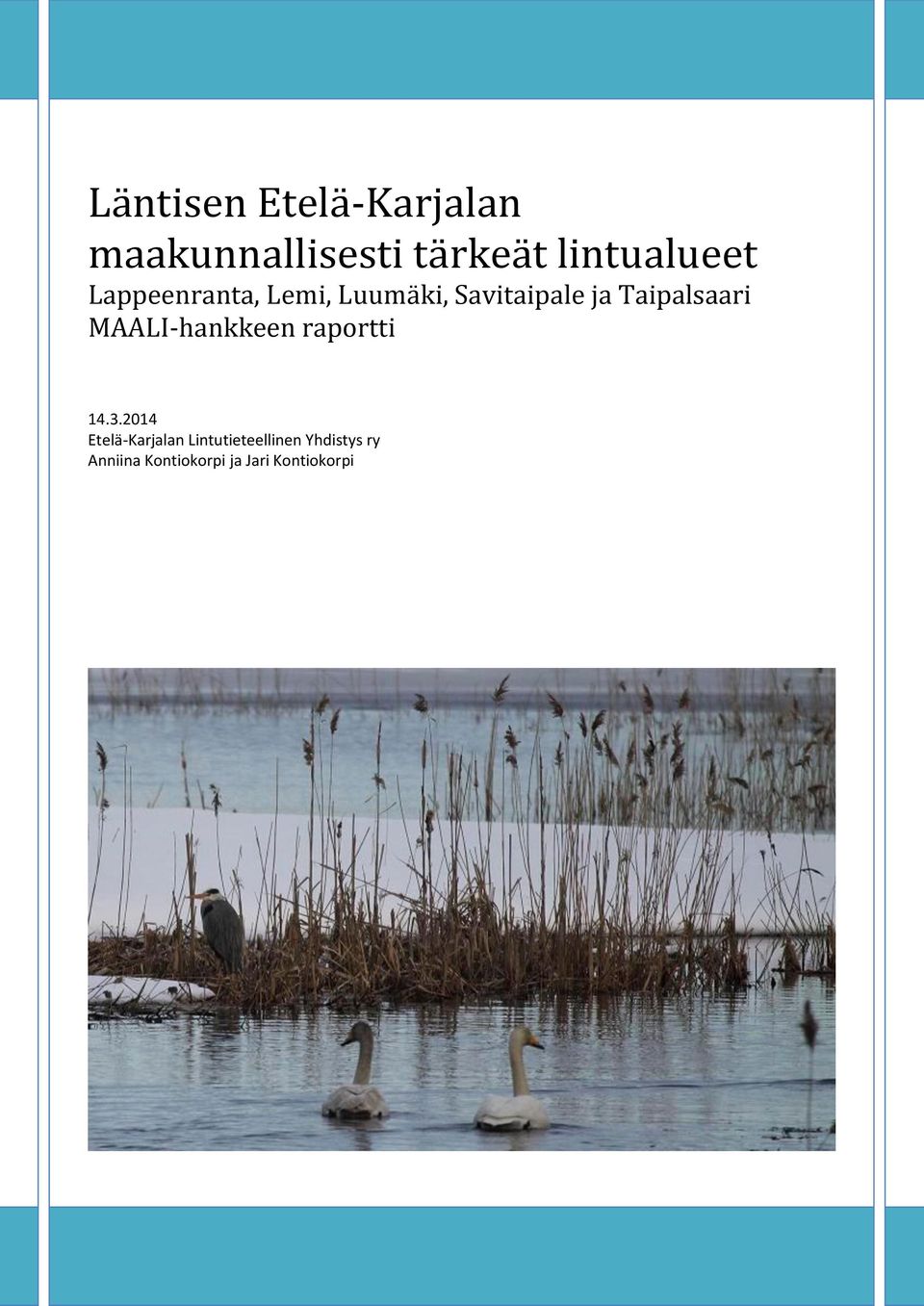 Taipalsaari MAALI-hankkeen raportti 14.3.