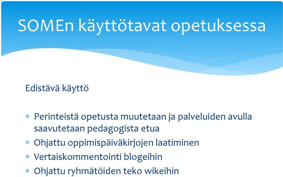 pedagogista etua Ohjattu oppimispäiväkirjojen laatiminen