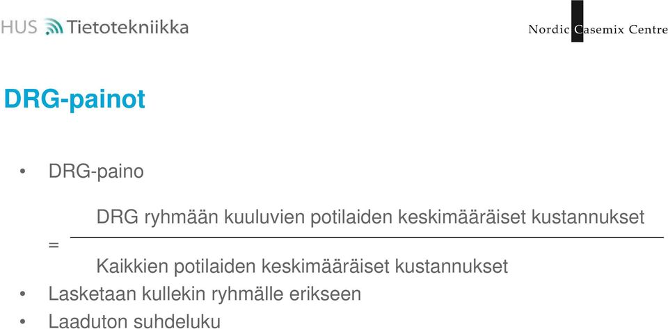 Kaikkien potilaiden keskimääräiset