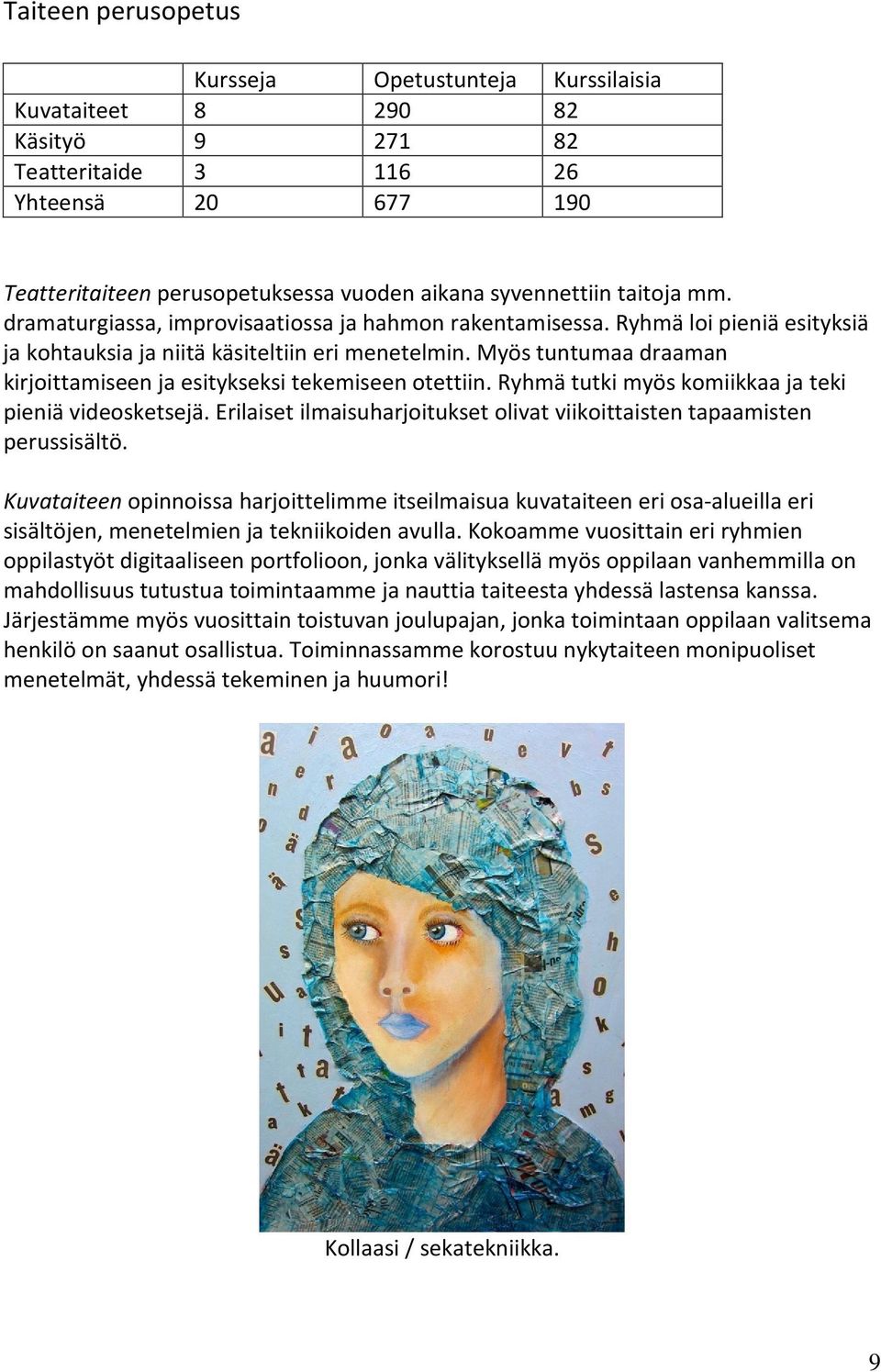 Myös tuntumaa draaman kirjoittamiseen ja esitykseksi tekemiseen otettiin. Ryhmä tutki myös komiikkaa ja teki pieniä videosketsejä.
