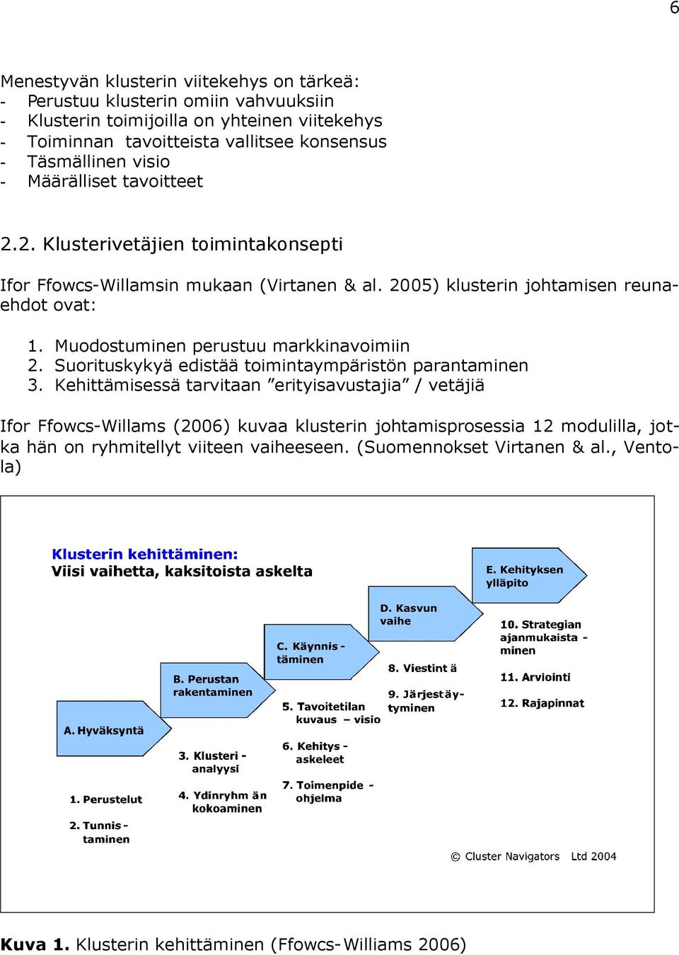 Muodostuminen perustuu markkinavoimiin 2. Suorituskykyä edistää toimintaympäristön parantaminen 3.