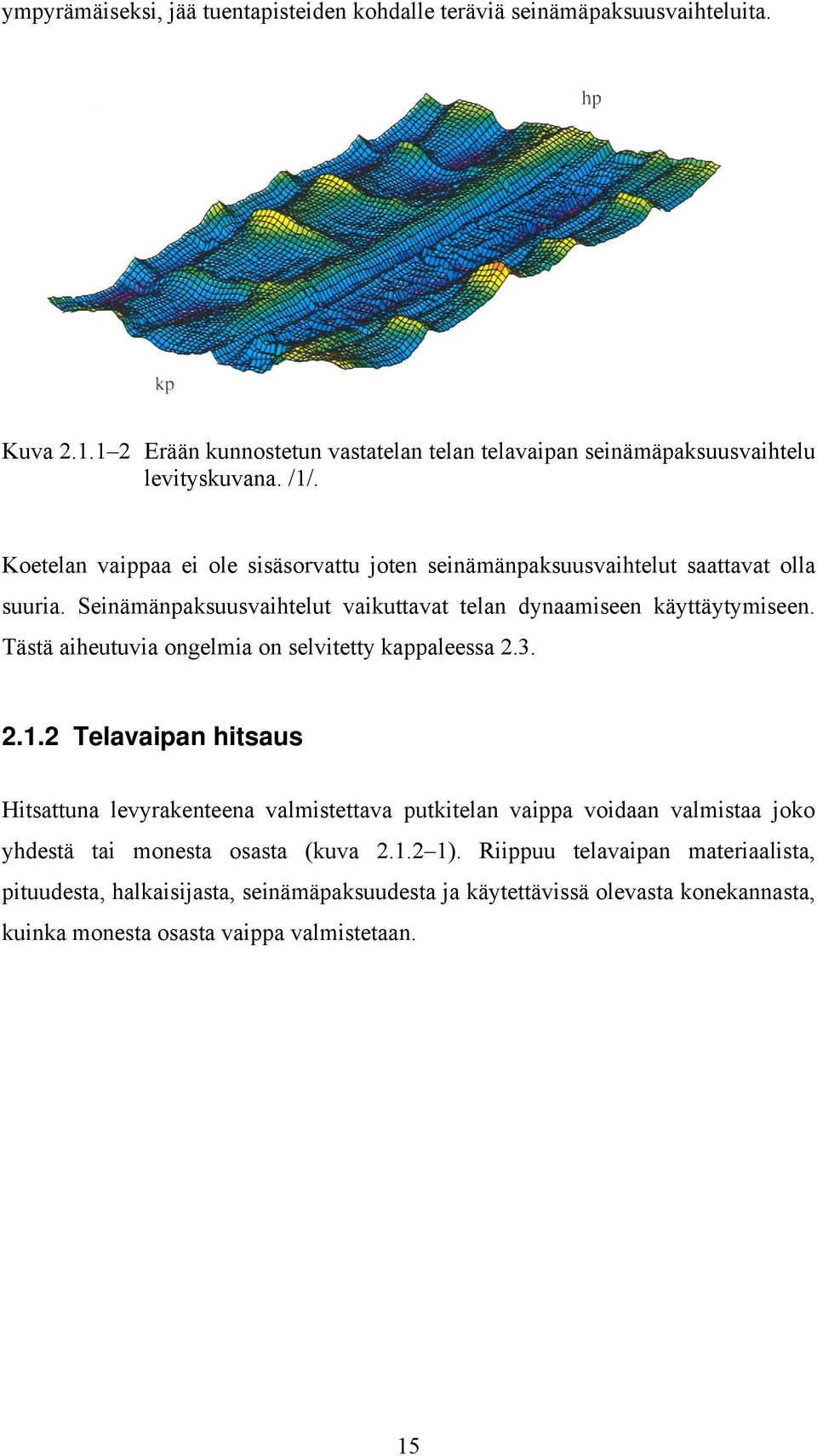 Tästä aiheutuvia ongelmia on selvitetty kappaleessa.3..1.