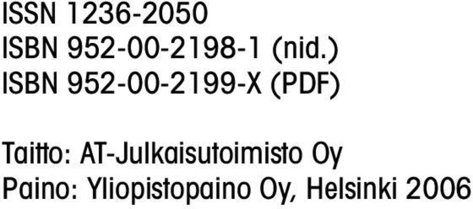 Taitto: AT-Julkaisutoimisto Oy