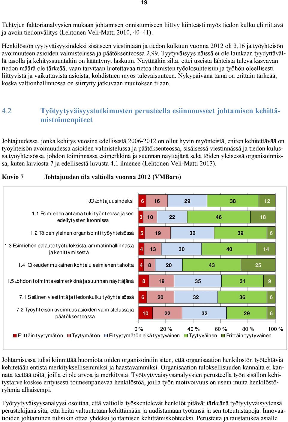 Tyytyväisyys näissä ei ole lainkaan tyydyttävällä tasolla ja kehityssuuntakin on kääntynyt laskuun.