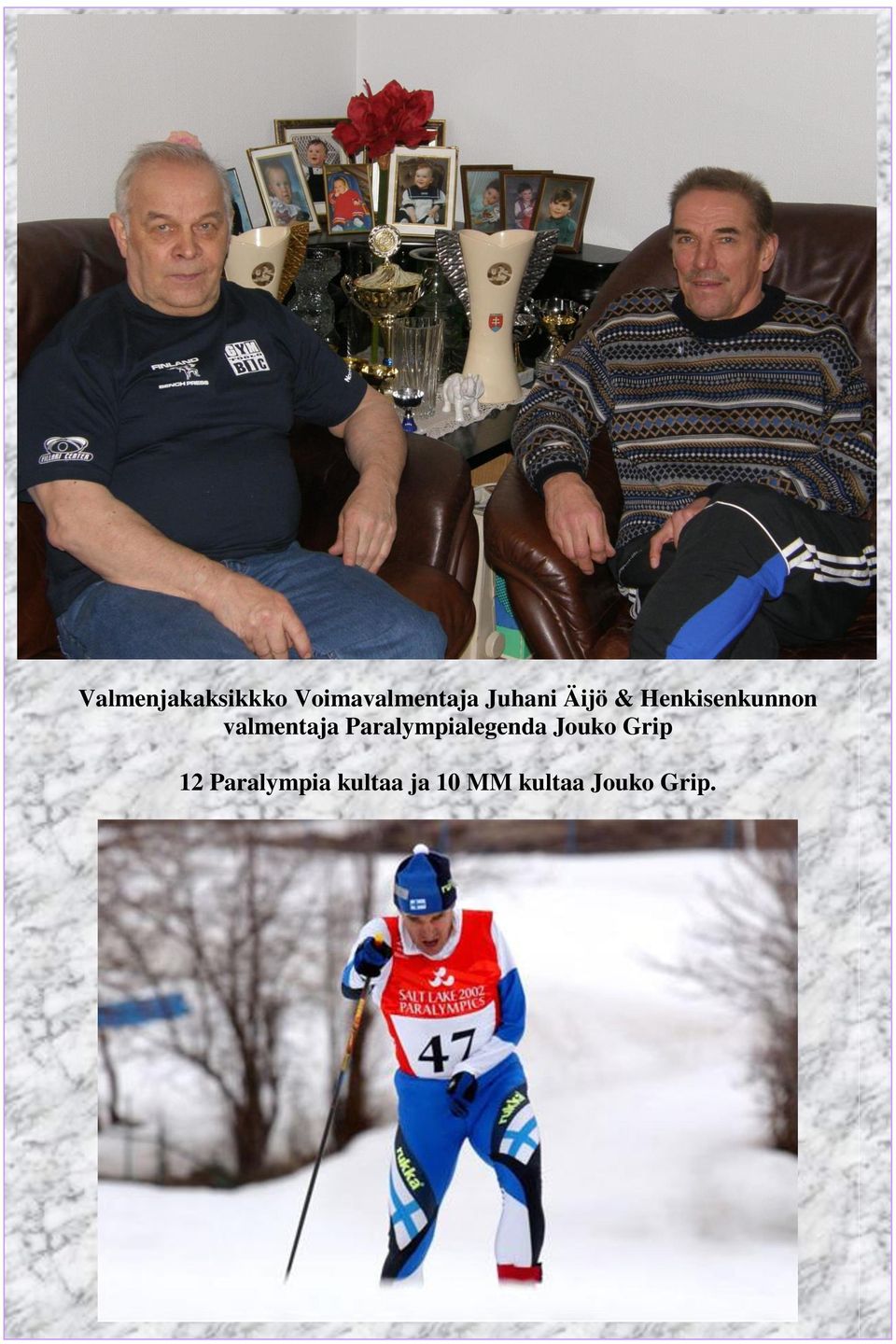 valmentaja Paralympialegenda Jouko