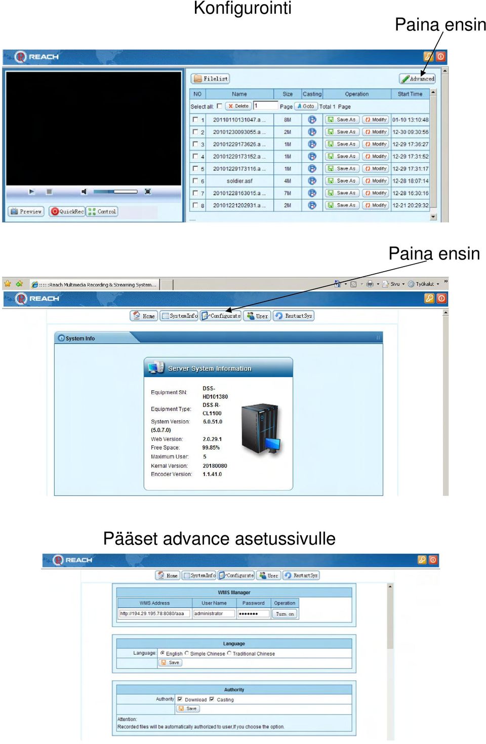 Pääset advance