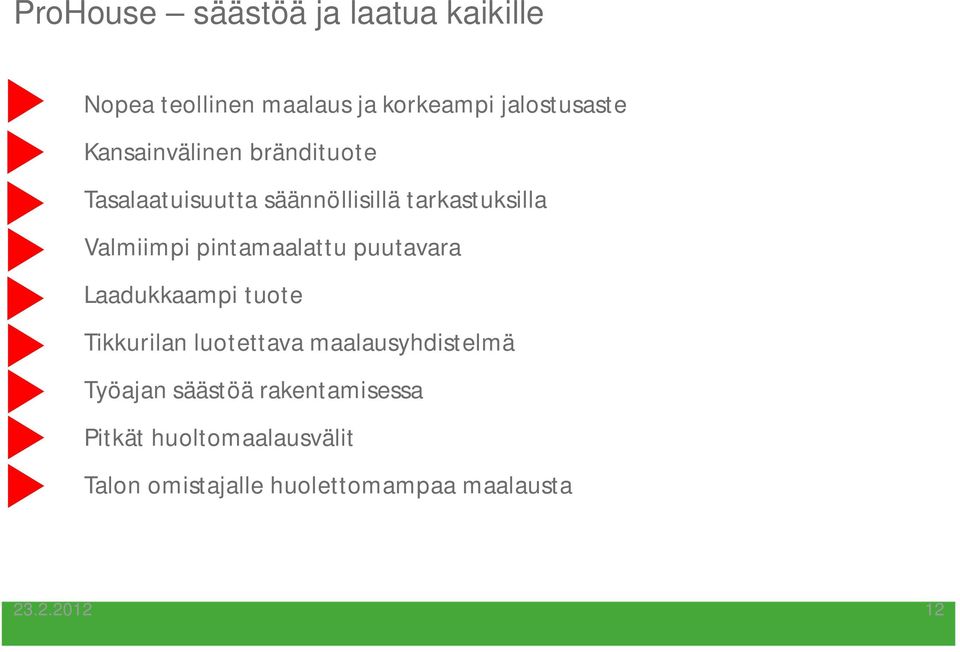 pintamaalattu puutavara Laadukkaampi tuote Tikkurilan luotettava maalausyhdistelmä Työajan