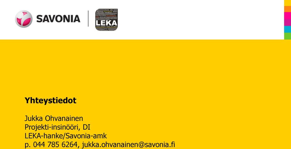 LEKA-hanke/Savonia-amk p.
