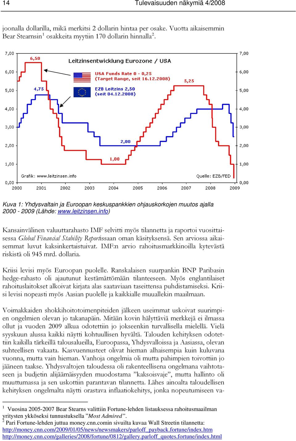 info) Kansainvälinen valuuttarahasto IMF selvitti myös tilannetta ja raportoi vuosittaisessa Global Financial Stability Reportissaan oman käsityksensä.