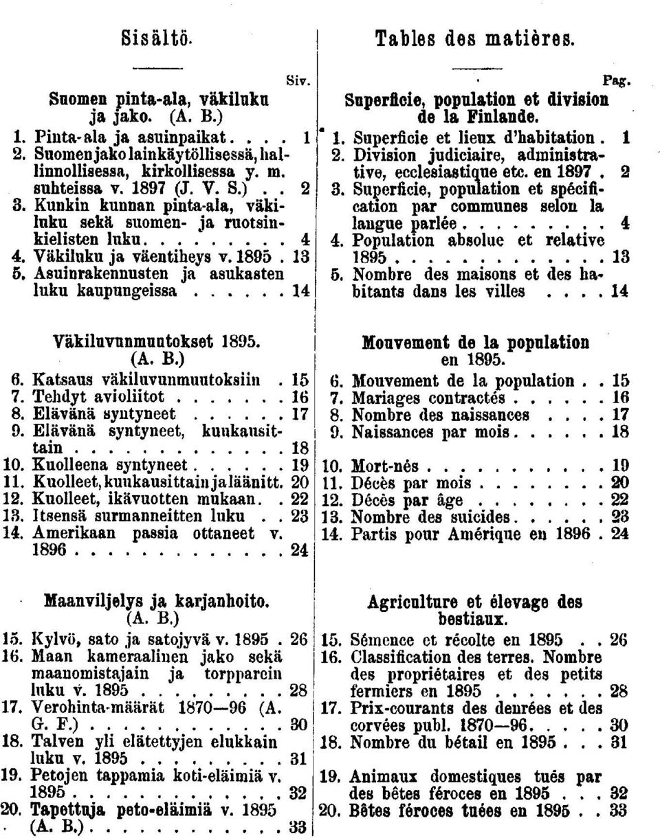 . Division judiciaire, administrative, ecclésiastique etc. en.. Superficie, population et spécification par communes selon la langue parlée. Population absolue et relative.