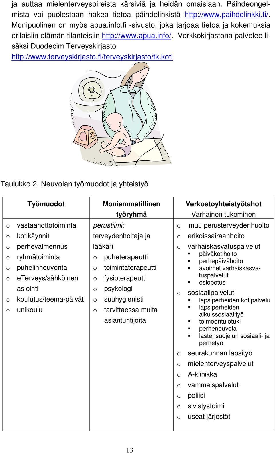 kti Taulukk 2.