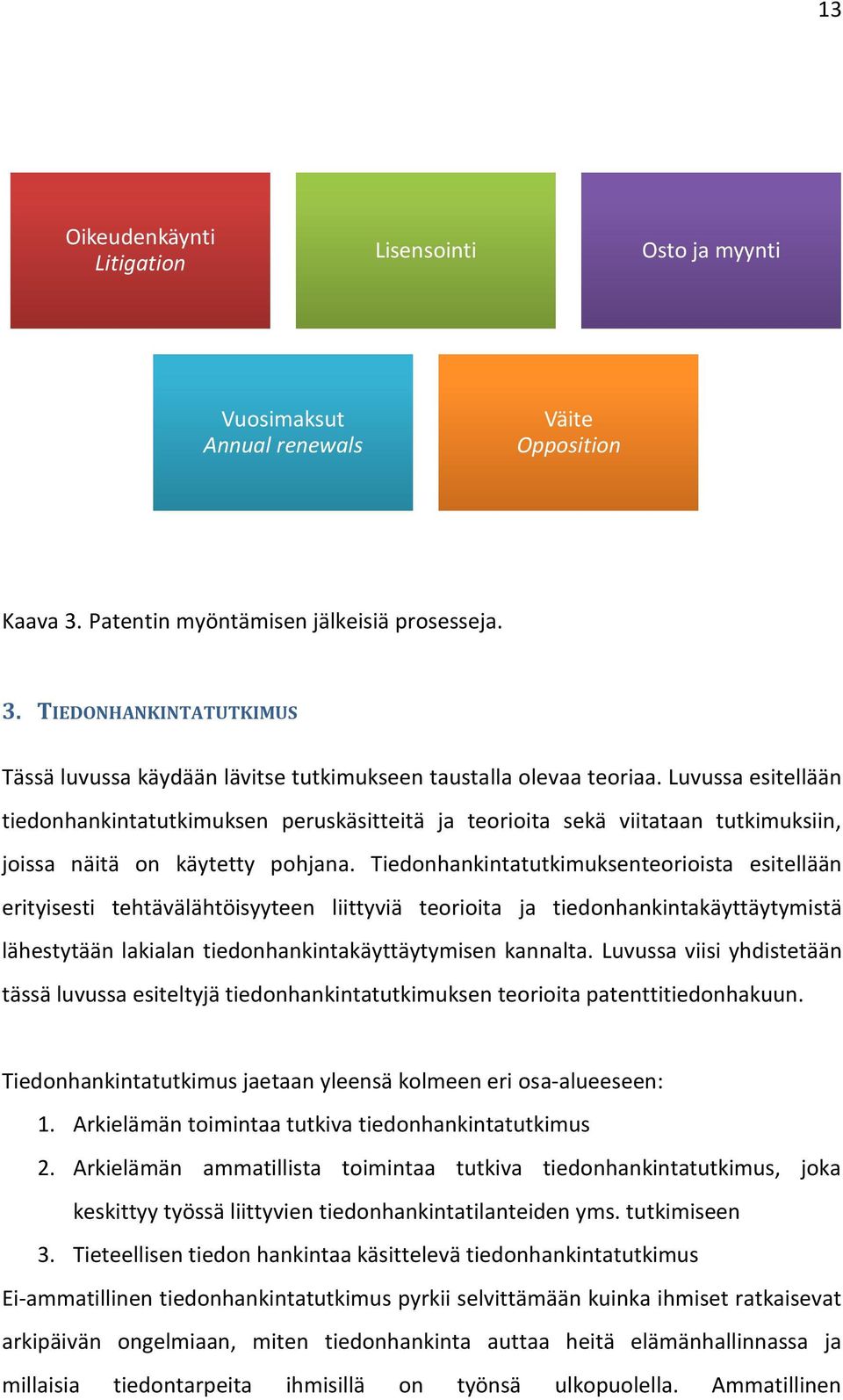 Luvussa esitellään tiedonhankintatutkimuksen peruskäsitteitä ja teorioita sekä viitataan tutkimuksiin, joissa näitä on käytetty pohjana.