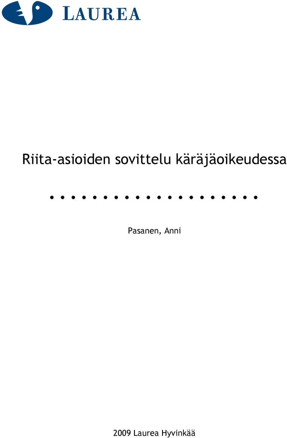 käräjäoikeudessa