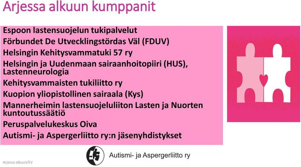 Kehitysvammaisten tukiliitto ry Kuopion yliopistollinen sairaala (Kys) Mannerheimin
