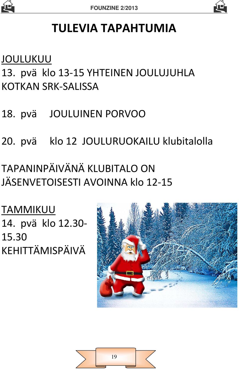 pvä JOULUINEN PORVOO 20.