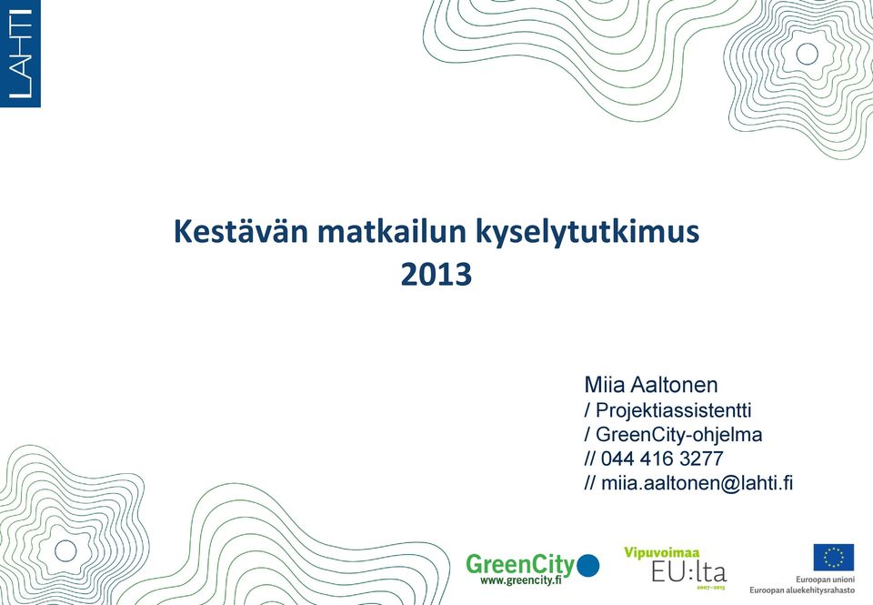 Projektiassistentti /