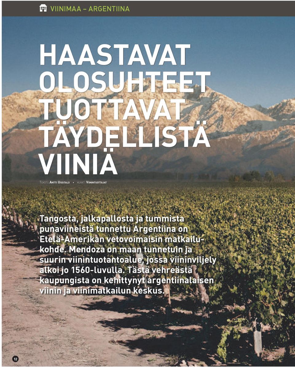 vetovoimaisin matkailukohde.