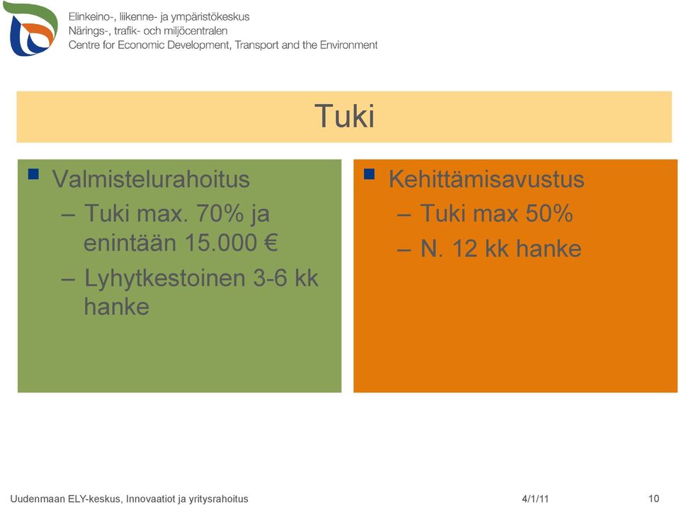 000 Lyhytkestoinen 3-6 kk hanke