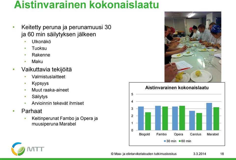 tekevät ihmiset Parhaat Keitinperunat Fambo ja Opera ja muusiperuna Marabel 5 4 3 2 1 0 Aistinvarainen