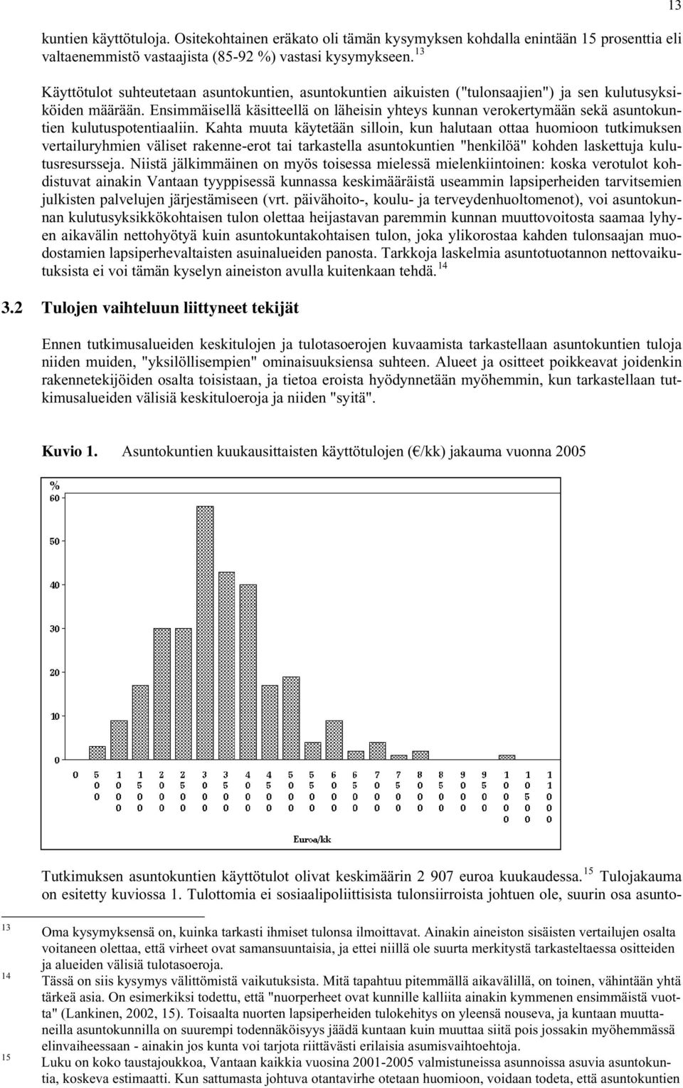 Ensimmäisellä käsitteellä on läheisin yhteys kunnan verokertymään sekä asuntokuntien kulutuspotentiaaliin.