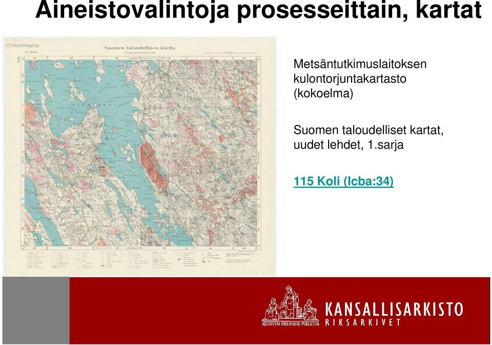 kulontorjuntakartasto (kokoelma) Suomen