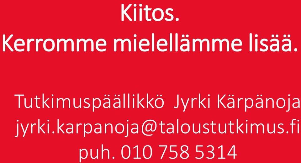 Tutkimuspäällikkö Jyrki Kärpänoja jyrki.