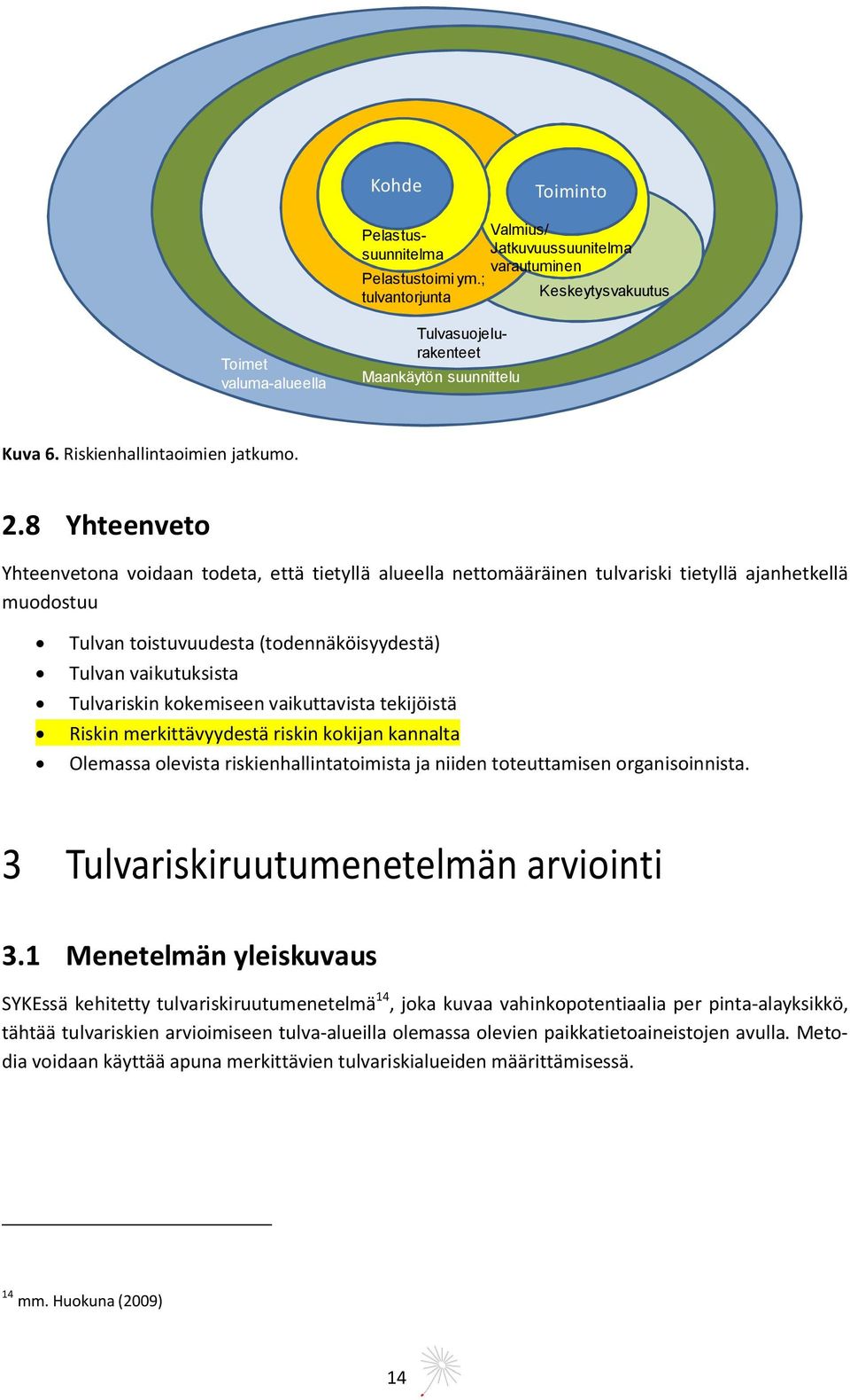 Riskienhallintaoimien jatkumo. 2.