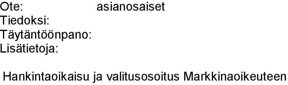 Hankintaoikaisu ja