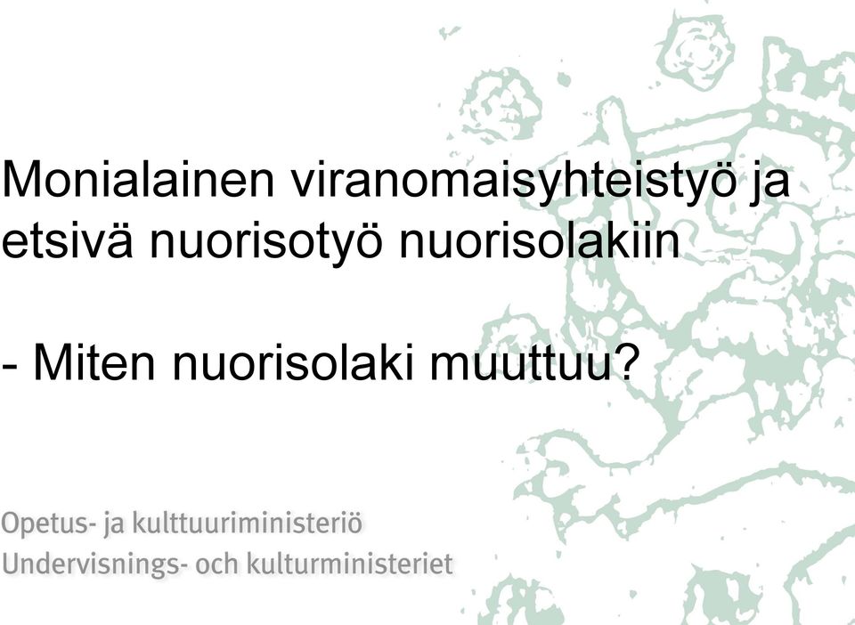 etsivä nuorisotyö