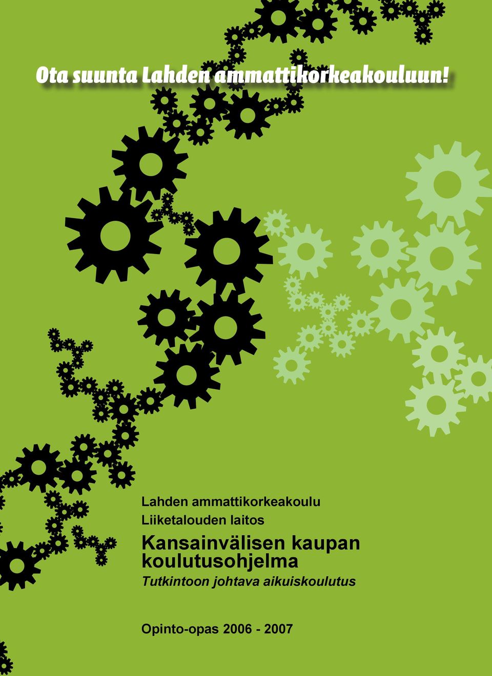 laitos Kansainvälisen kaupan koulutusohjelma