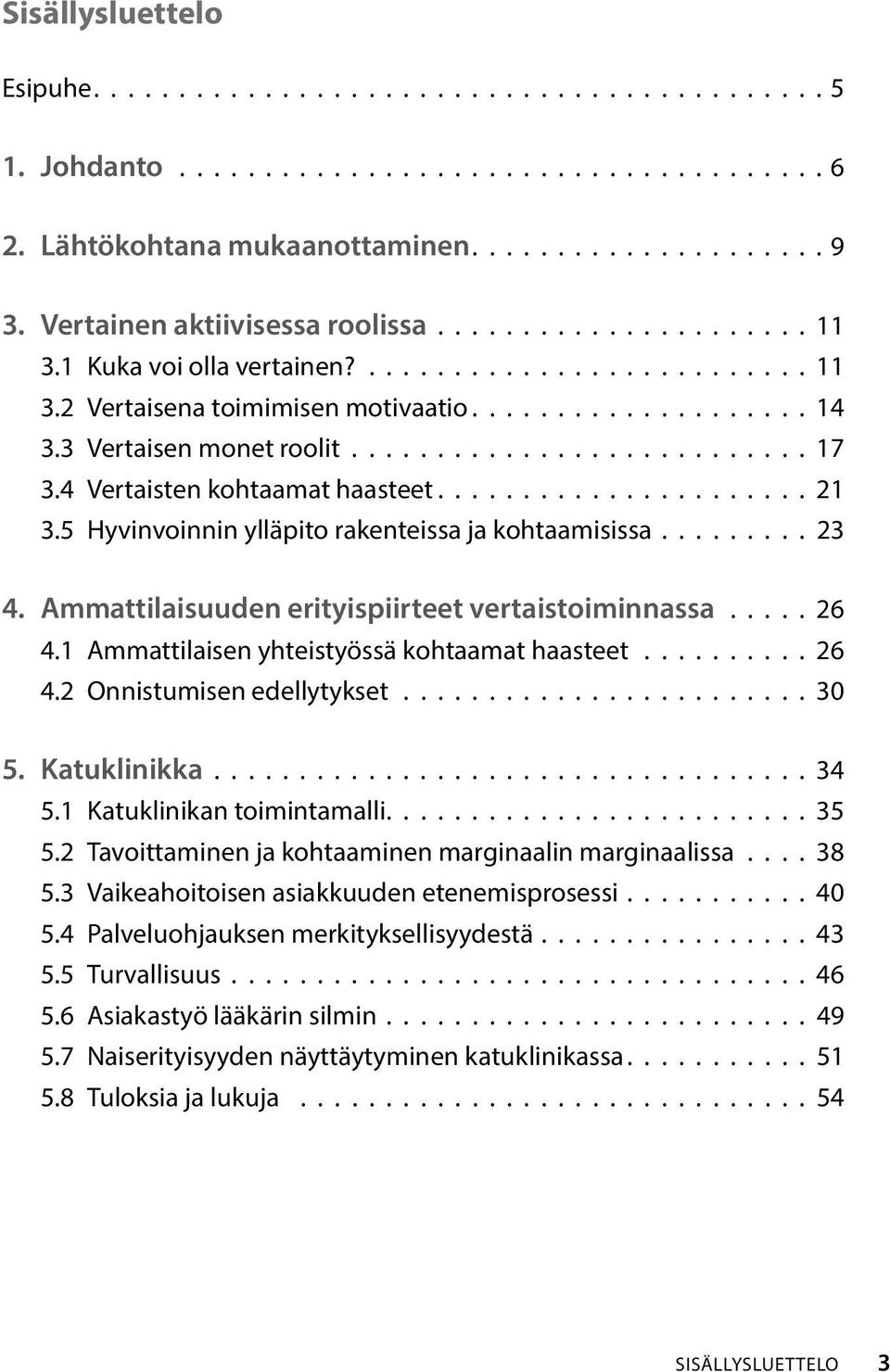 3 Vertaisen monet roolit........................... 17 3.4 Vertaisten kohtaamat haasteet...................... 21 3.5 Hyvinvoinnin ylläpito rakenteissa ja kohtaamisissa......... 23 4.