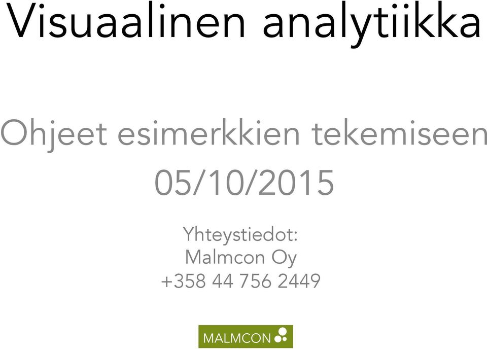 tekemiseen 05/10/2015