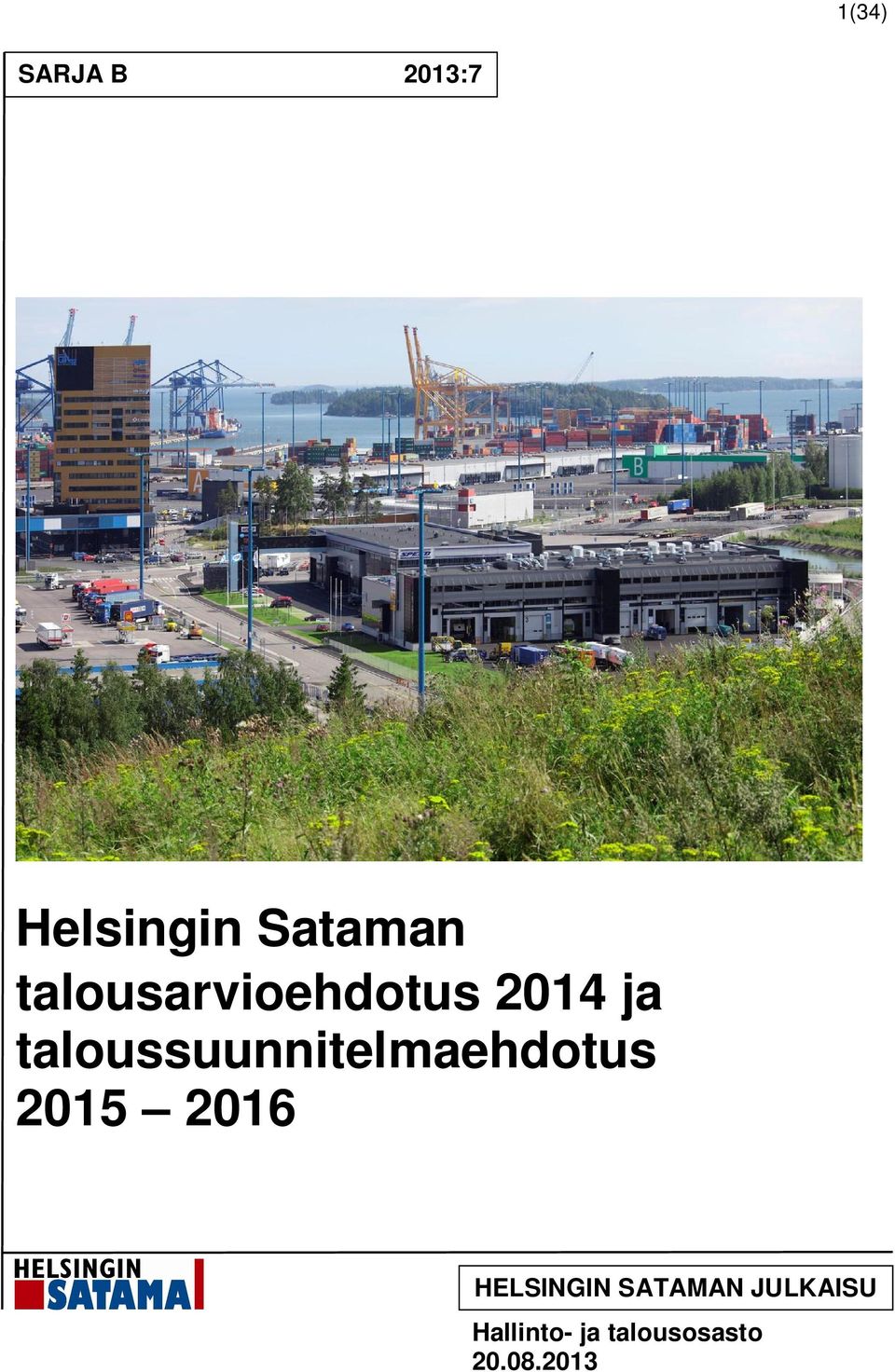 taloussuunnitelmaehdotus 2015 2016